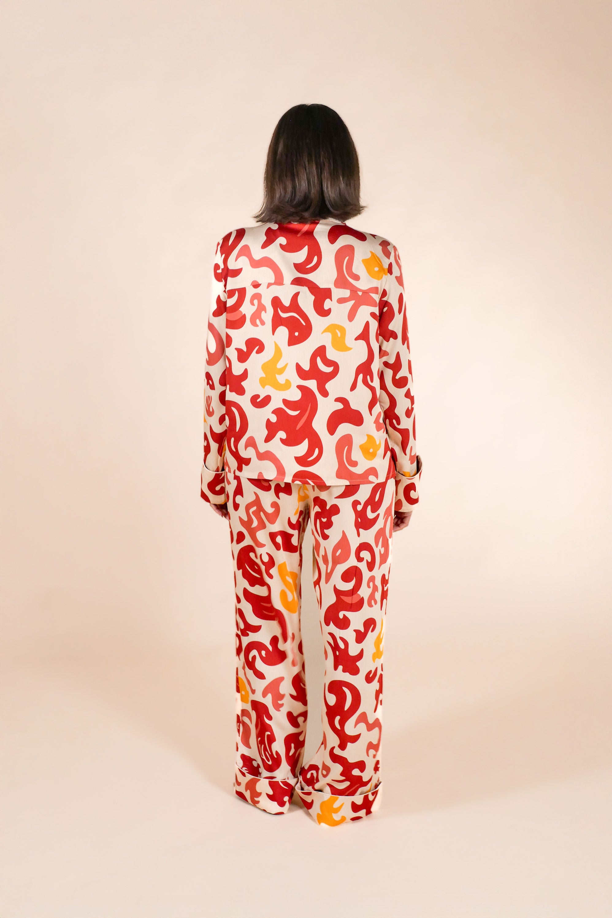 Kalypso Anemone Ivory Pyjama Set