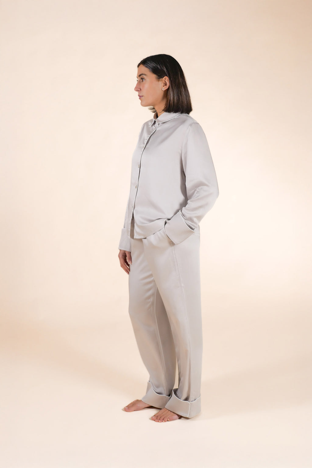 Essence Silver Ivory Pyjama Set
