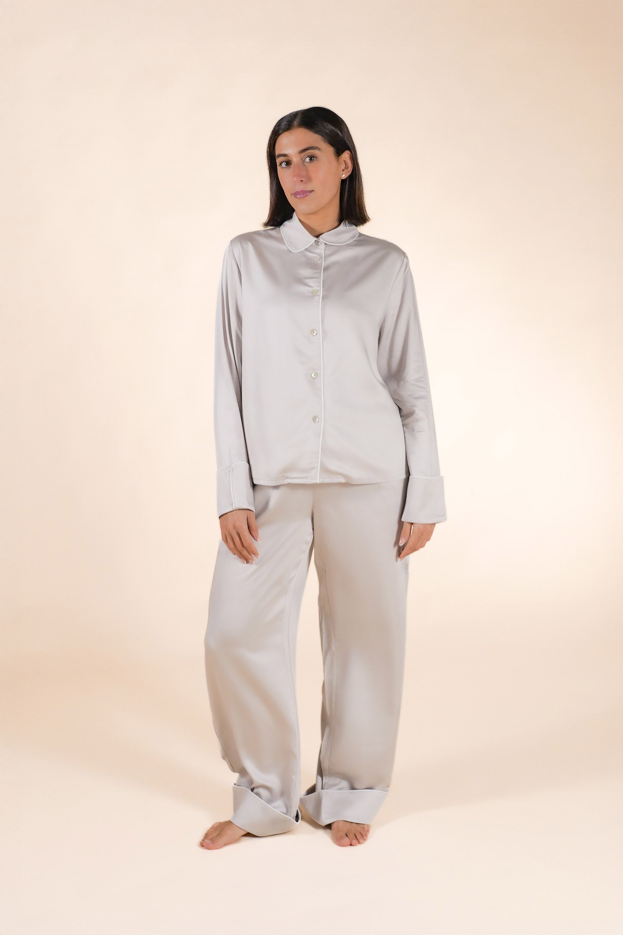 Essence Silver Ivory Pyjama Set