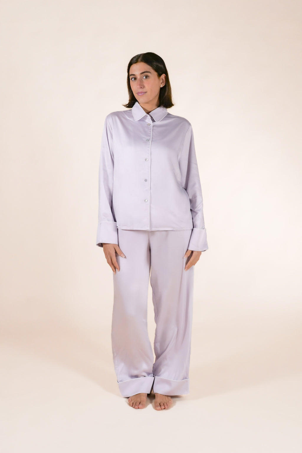 Essence Lavender Ivory Pyjama Set