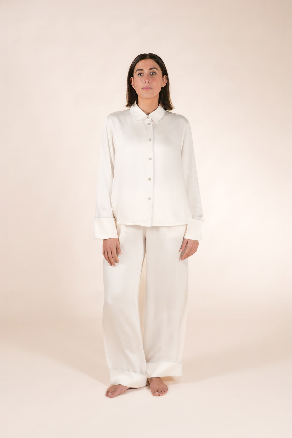 Essence Ivory Silver Pyjama Set