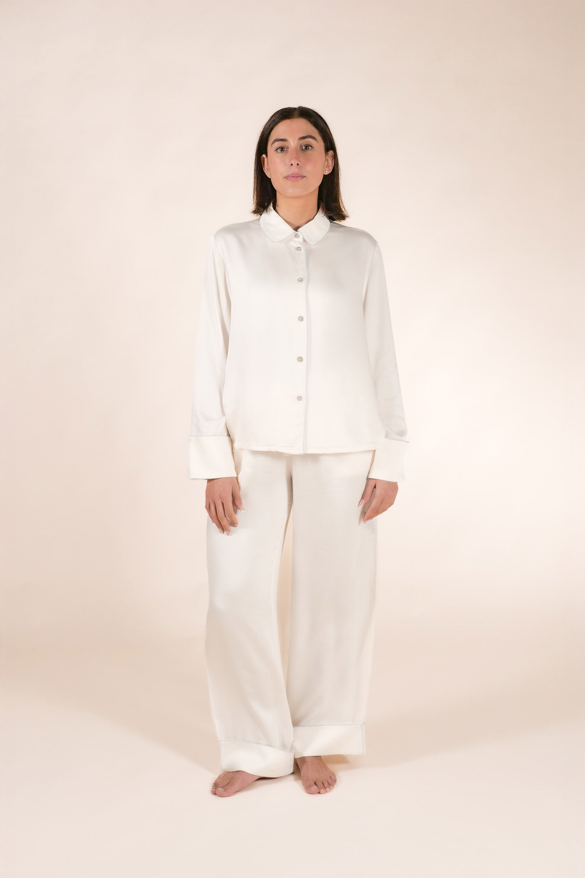 Essence Ivory Silver Pyjama Set